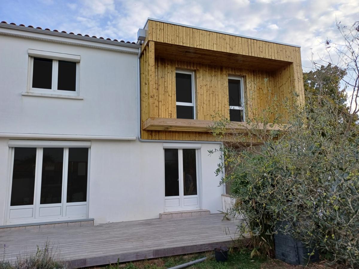 Bardage vue arrière